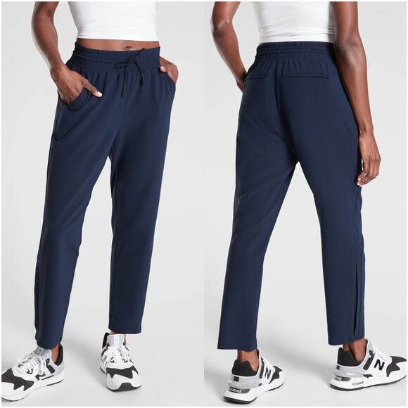 ATHLETA Metropolis Straight Leg Pant Navy - Picture 1 of 13